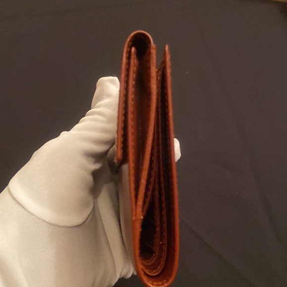 NWOT Bally Brown Leather Bi-fold Wallet -#31 - Picture 8 of 10
